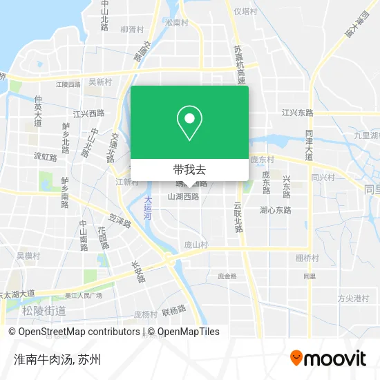 淮南牛肉汤地图