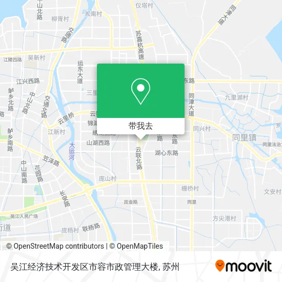 吴江经济技术开发区市容市政管理大楼地图
