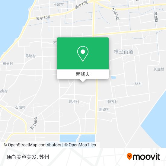 顶尚美容美发地图