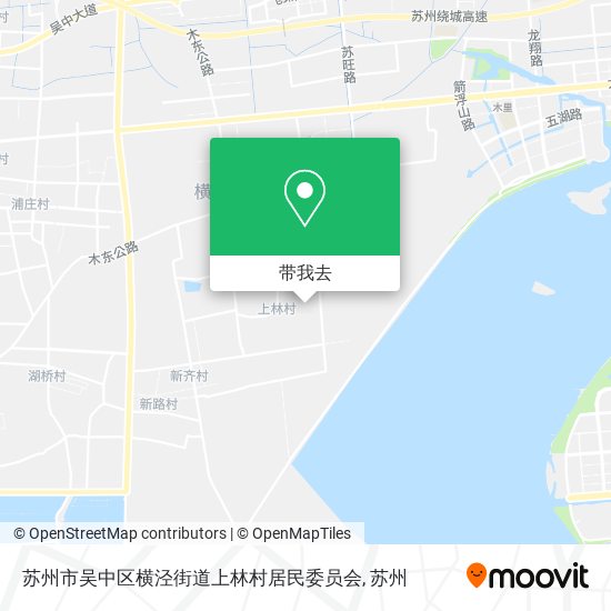 苏州市吴中区横泾街道上林村居民委员会地图