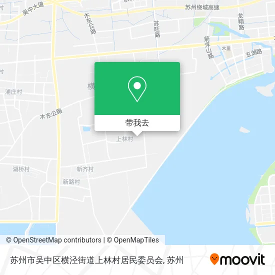 苏州市吴中区横泾街道上林村居民委员会地图