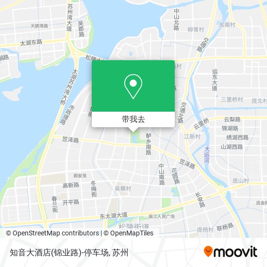 知音大酒店(锦业路)-停车场地图