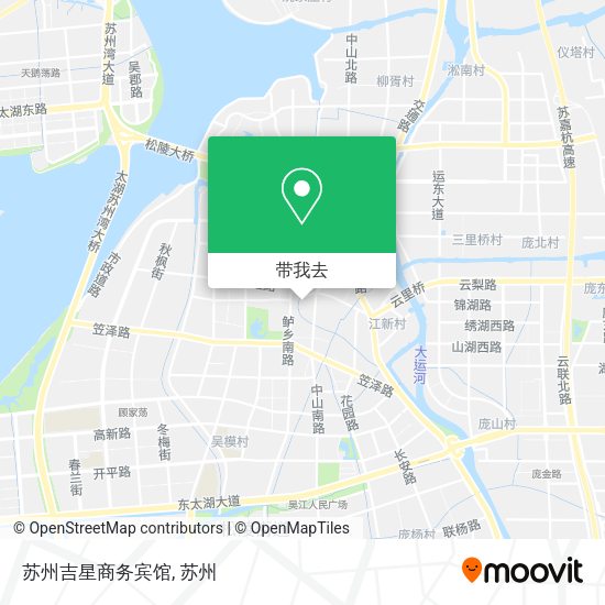 苏州吉星商务宾馆地图