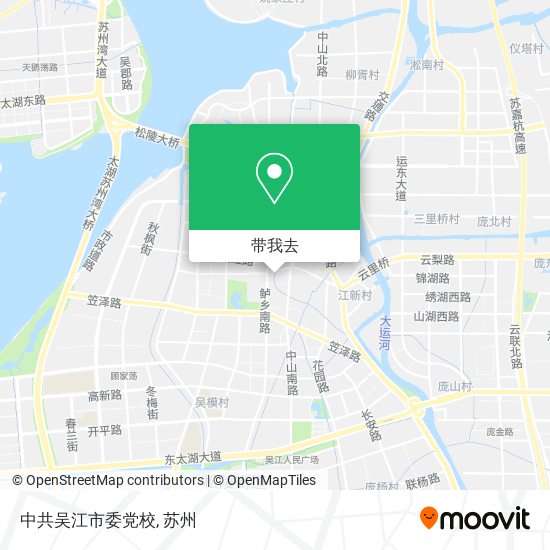 中共吴江市委党校地图