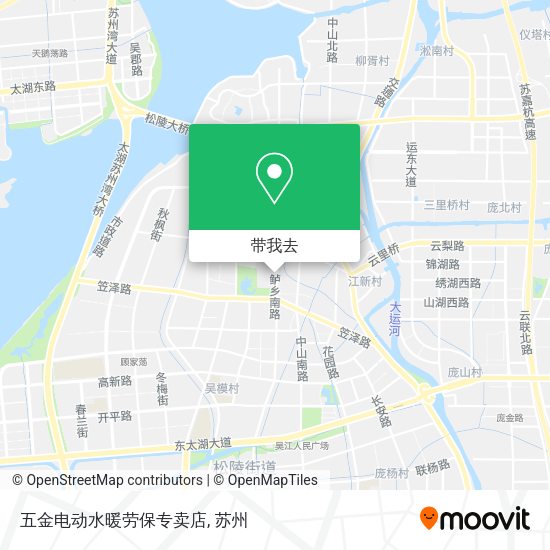 五金电动水暖劳保专卖店地图