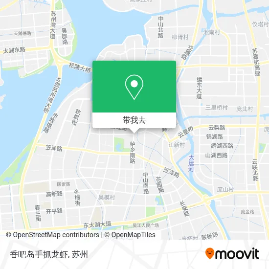 香吧岛手抓龙虾地图