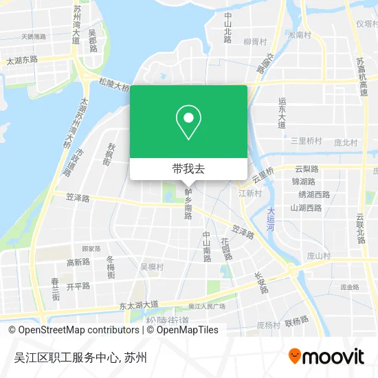 吴江区职工服务中心地图