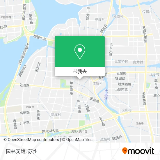 园林宾馆地图