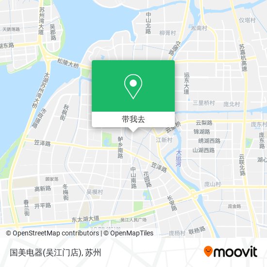 国美电器(吴江门店)地图