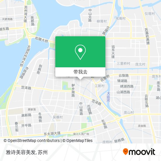 雅诗美容美发地图
