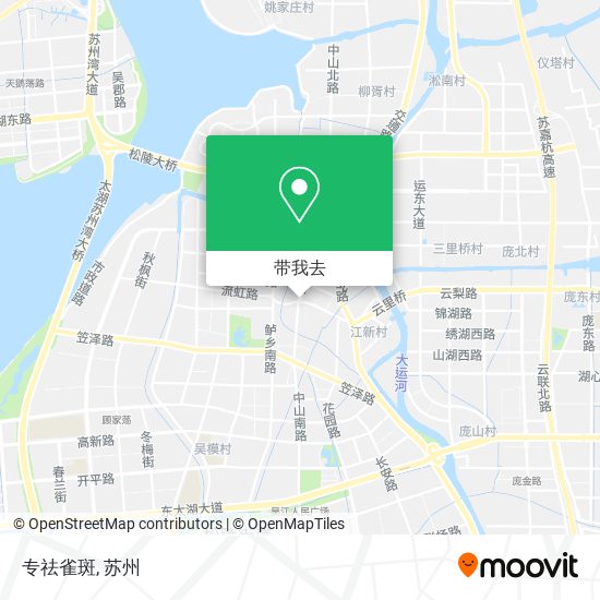 专祛雀斑地图