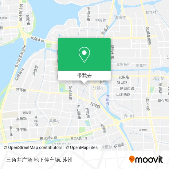 三角井广场-地下停车场地图