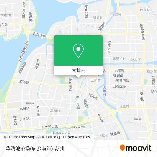 华清池浴场(鲈乡南路)地图