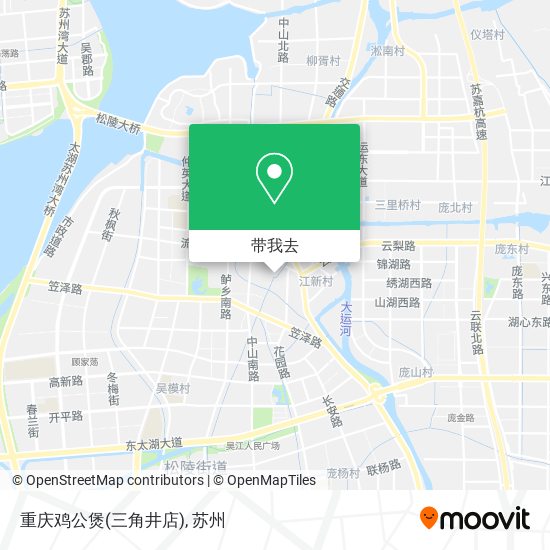 重庆鸡公煲(三角井店)地图