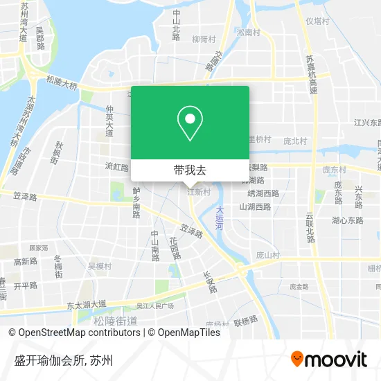 盛开瑜伽会所地图