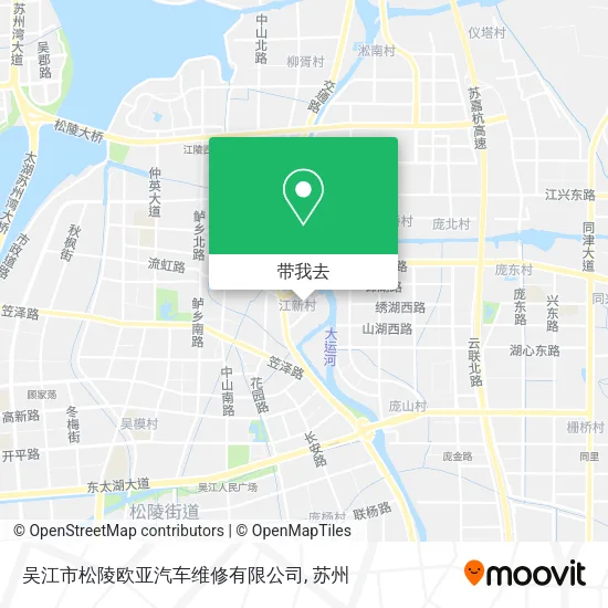 吴江市松陵欧亚汽车维修有限公司地图