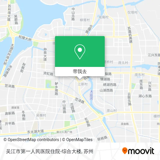 吴江市第一人民医院住院-综合大楼地图