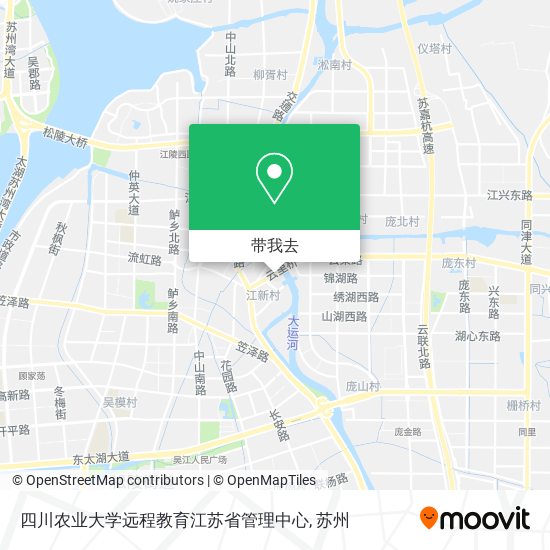 四川农业大学远程教育江苏省管理中心地图