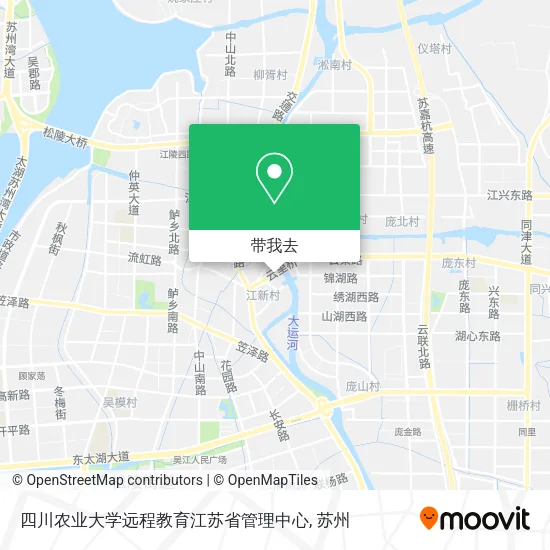 四川农业大学远程教育江苏省管理中心地图