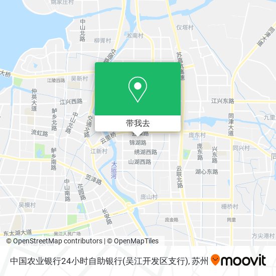 中国农业银行24小时自助银行(吴江开发区支行)地图