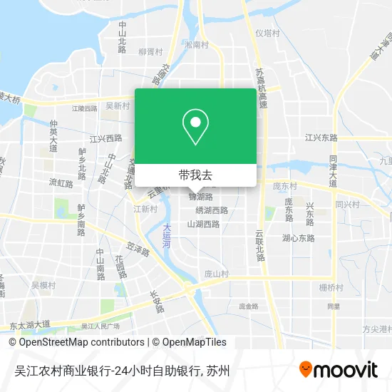 吴江农村商业银行-24小时自助银行地图