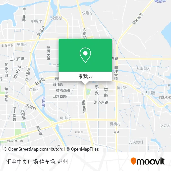 汇金中央广场-停车场地图