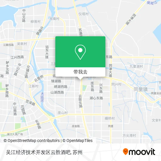 吴江经济技术开发区云胜酒吧地图