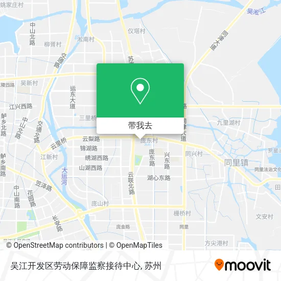 吴江开发区劳动保障监察接待中心地图