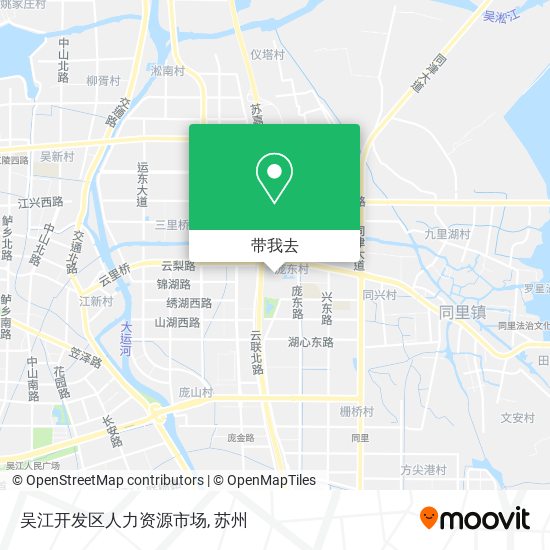 吴江开发区人力资源市场地图
