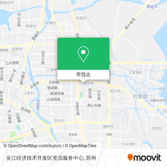 吴江经济技术开发区党员服务中心地图