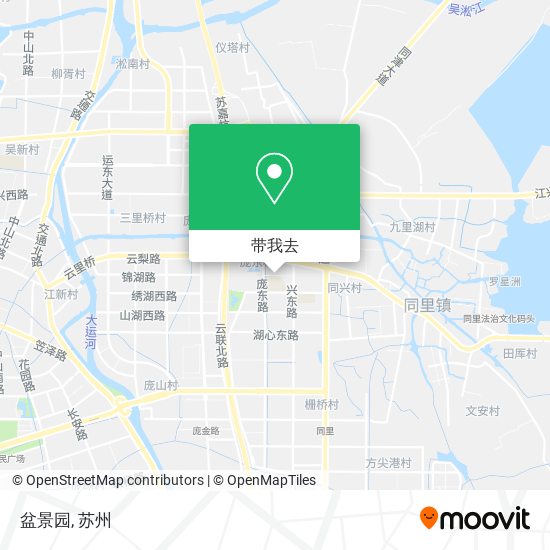 盆景园地图