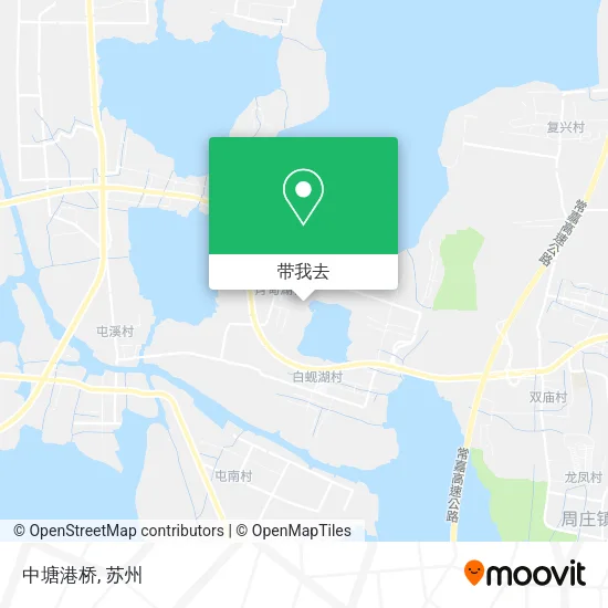 中塘港桥地图