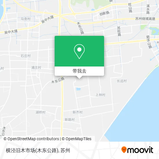 横泾旧木市场(木东公路)地图