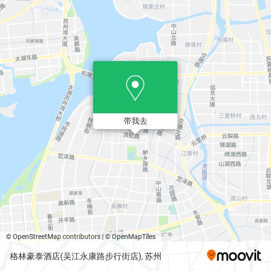 格林豪泰酒店(吴江永康路步行街店)地图