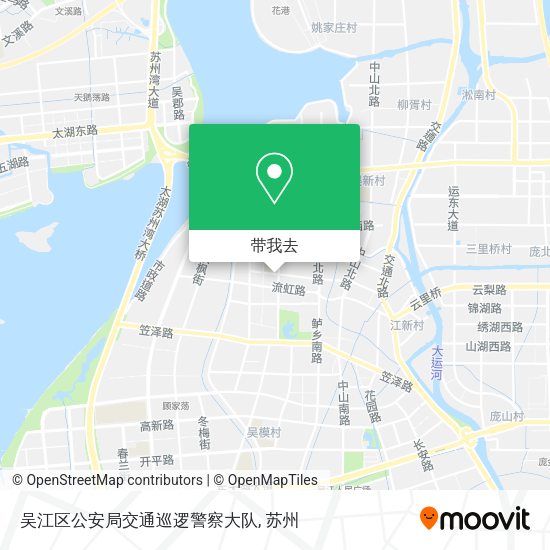 吴江区公安局交通巡逻警察大队地图