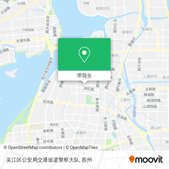 吴江区公安局交通巡逻警察大队地图
