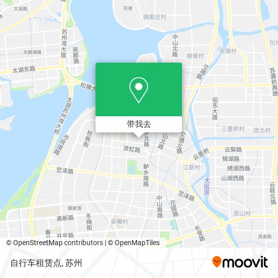 自行车租赁点地图