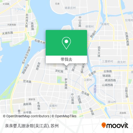 亲亲婴儿游泳馆(吴江店)地图