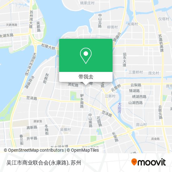 吴江市商业联合会(永康路)地图