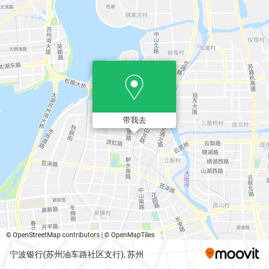 宁波银行(苏州油车路社区支行)地图