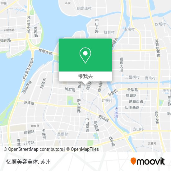忆颜美容美体地图