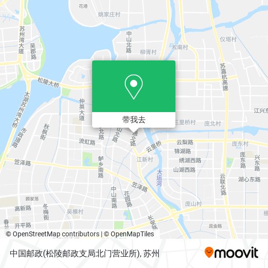 中国邮政(松陵邮政支局北门营业所)地图