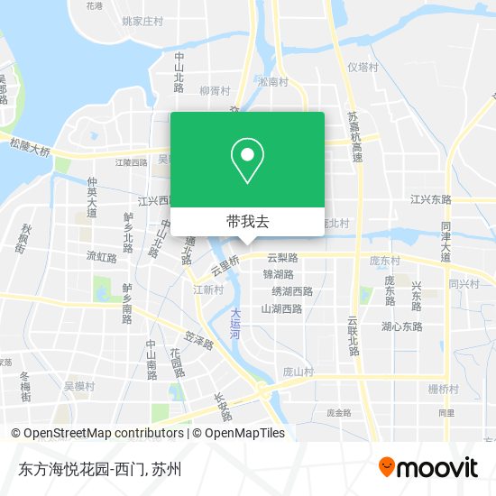 东方海悦花园-西门地图