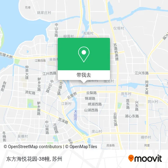 东方海悦花园-38幢地图