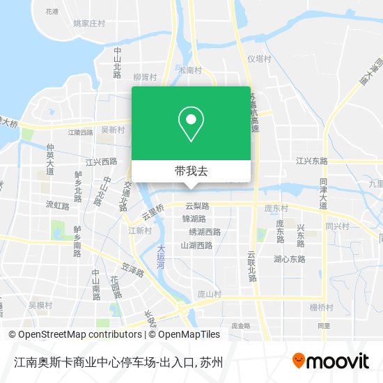 江南奥斯卡商业中心停车场-出入口地图