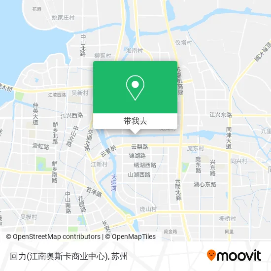 回力(江南奥斯卡商业中心)地图