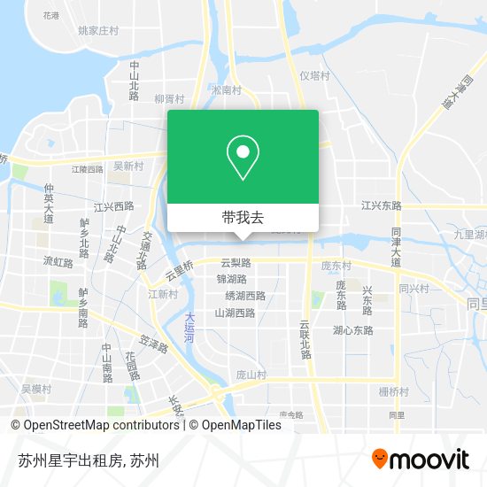 苏州星宇出租房地图