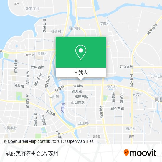 凯丽美容养生会所地图