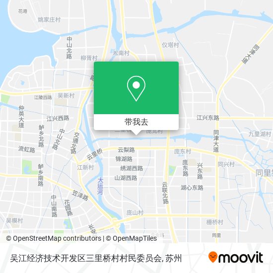 吴江经济技术开发区三里桥村村民委员会地图