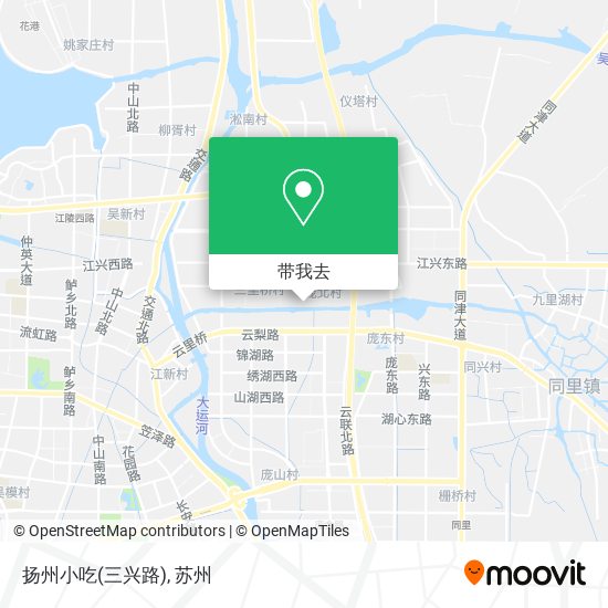 扬州小吃(三兴路)地图